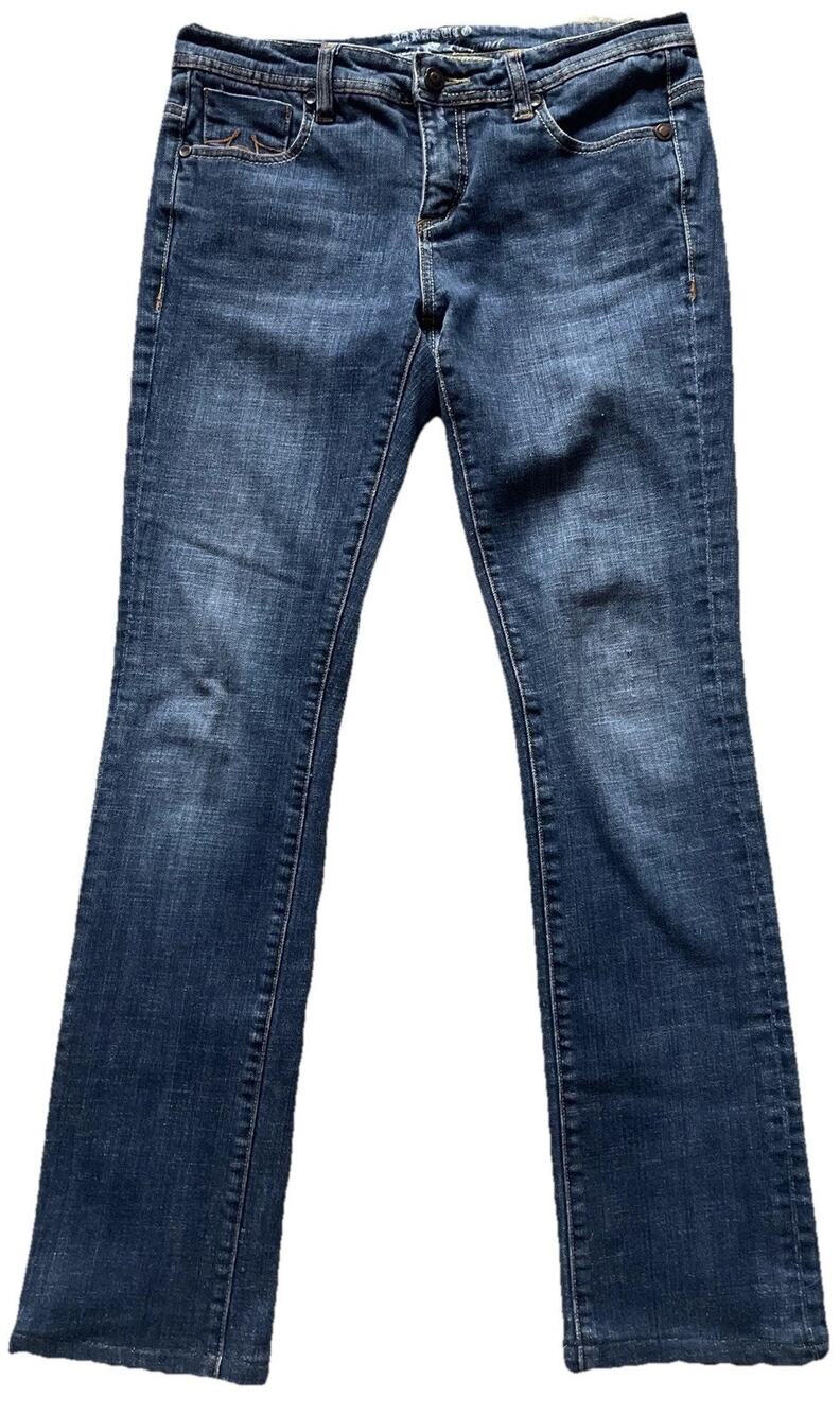Parasuco Women's Low Rise Boot Cut Jeans 29, Size 31 Inseam Medium Wash